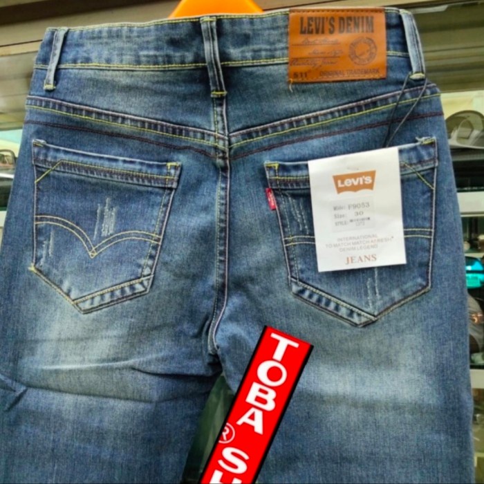 Promo Bulan Ini Celana Panjang Pria - Levis 511 Original Japan - Bahan Karet Gilaa