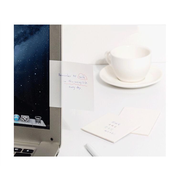 Fastoys Sticky Notes Transparan isi 50 Lembar ( Anti Air )