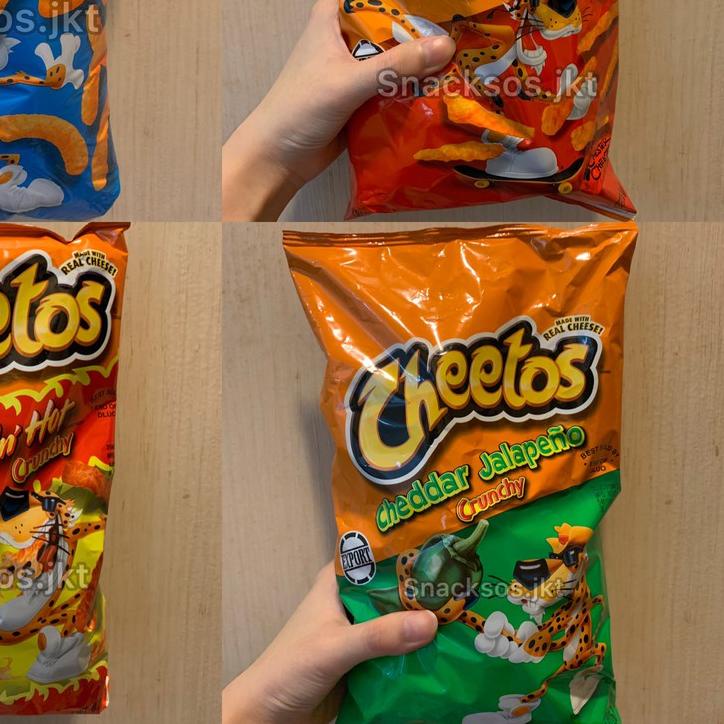 

Cheetos Frito Lays Crunchy Cheese / Flamin Hot / Cheddar Jalapeno / CHEETOS PUFFS USA