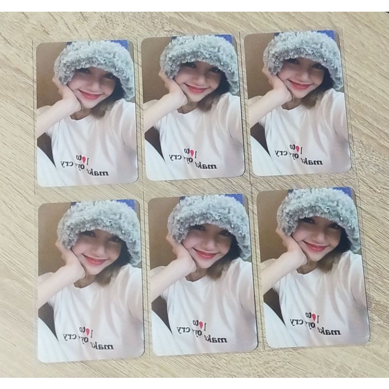 Blackpink Lisa bucket hat official photocard / pc / pob Ktown Lalisa solo album