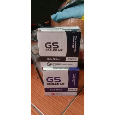 Jual ACCU GS TYPE GTZ7S (6Ah) | Shopee Indonesia