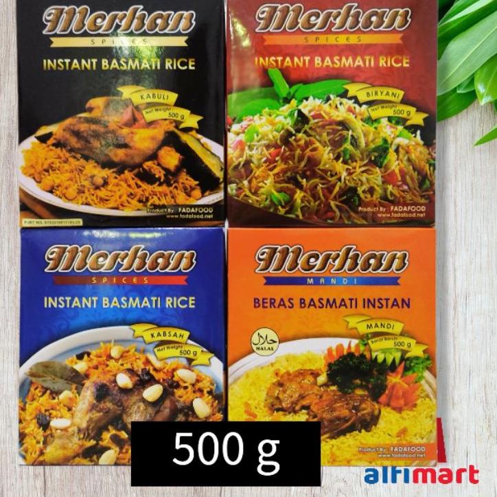 

Original Merhan Basmati Instant 500gr / 500 gr / Nasi Mandi / Nasi Biryani / Nasi Kebuli Kabuli / Nasi Kabsah !