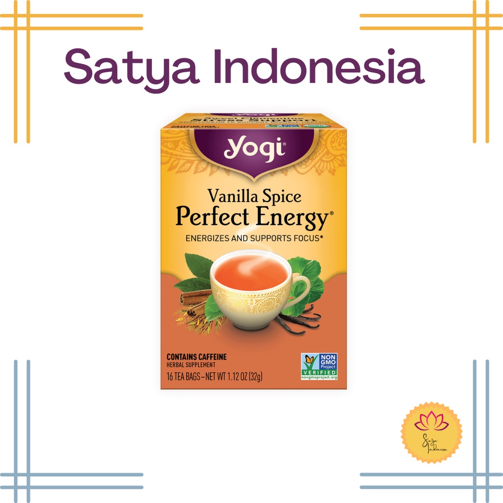 

Yogi Tea | Vanilla spice perfect energy | 16 tea bags