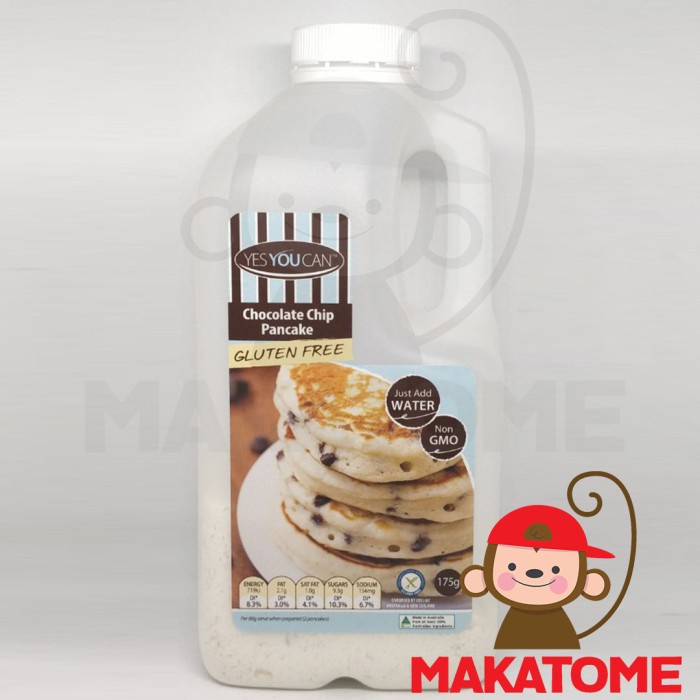 

Tepung Yes You Can Chocolate Chip Pancake Gluten Free 175 G Yesyoucan 175G