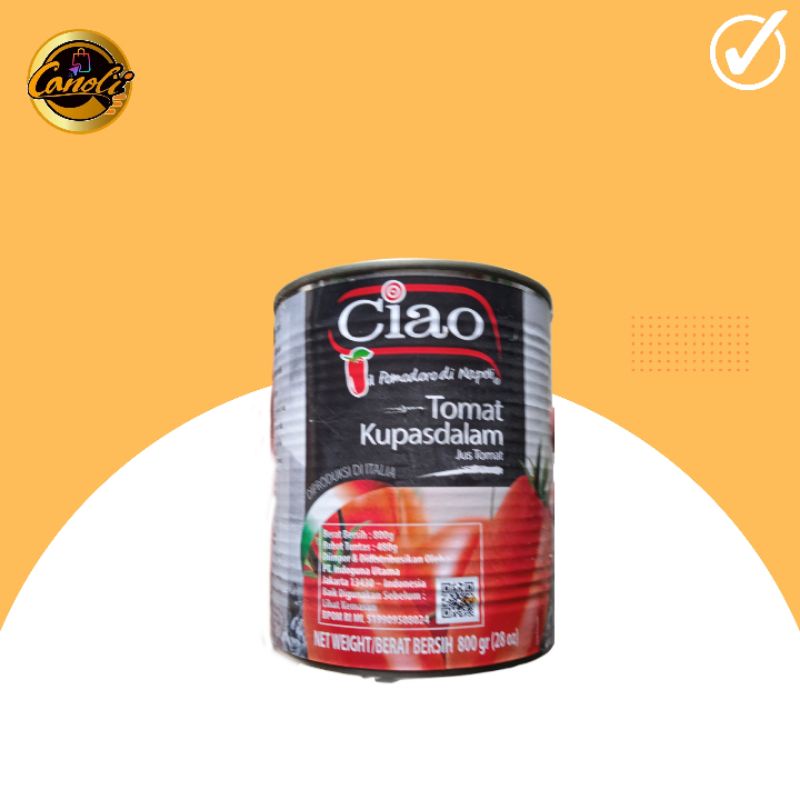 

ciao peeled tomato 800gr tomat kupas