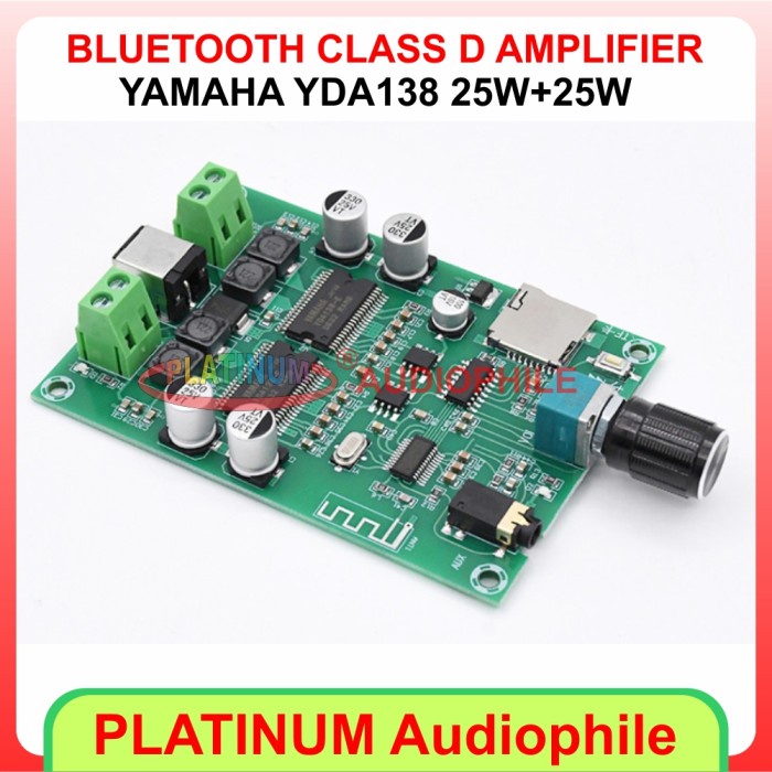 Wtb004 Yda138 Bluetooth Amplifier Class D 2X25W Dc 12V Yda138E Yamaha Original