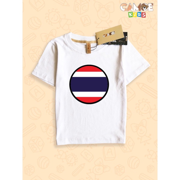 Baju Kaos Anak KIDS CAMOE Thailand Flag Bendera Thailand