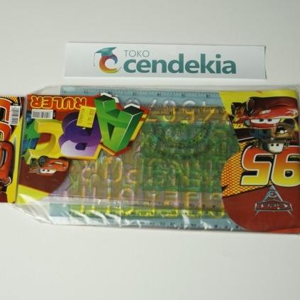 

hanya disini] Penggaris sablon / mal huruf 1 set 1109