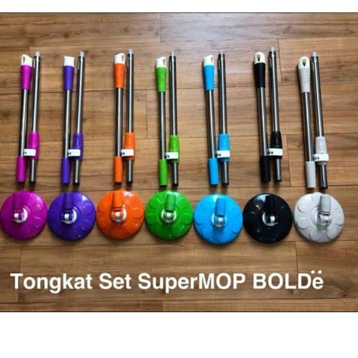 Lariza--Bolde Handle Set - Gagang - Tongkat dan Kepala Super Mop Ori