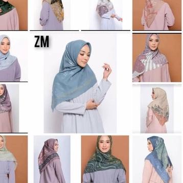 ☈➸❋✦ HIJAB SEGI EMPAT MOTIF ZM / Zaskia Mecca Terlaris
