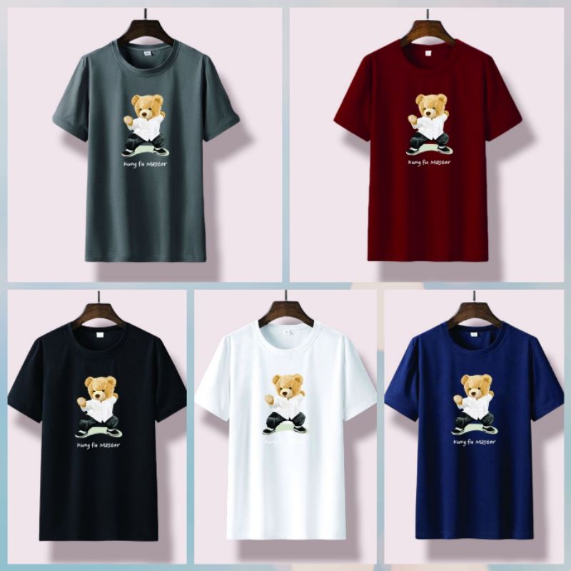 KAOS PRIA UKURAN S M L XL XXL XXXL MOTIF KUNG FU MASTER