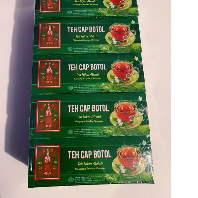 

Original 5 Box Teh Celup Cap Botol Hijau isi 25pcs - Teh Celup - Teh Aroma 