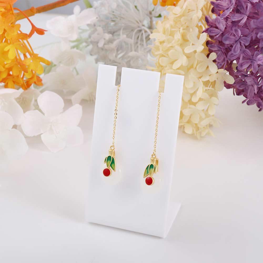 [Elegan] Rak Display Anting Elegan Gantungan Anting Gelang Display Kalung Rak Penyimpanan Perhiasan Organizer Ornamen Akrilik