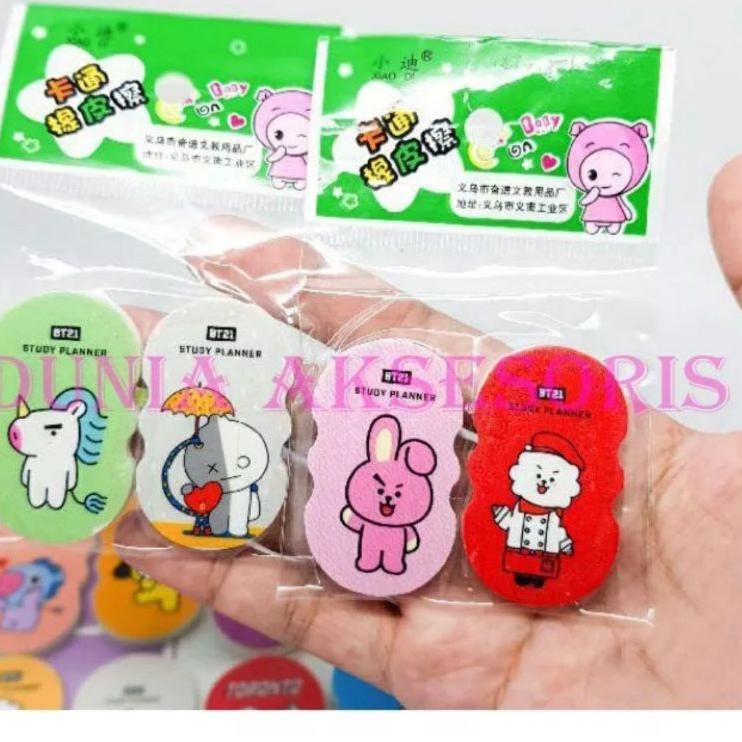 

Importir Resmi 40pcs penghapus lembaran BT21