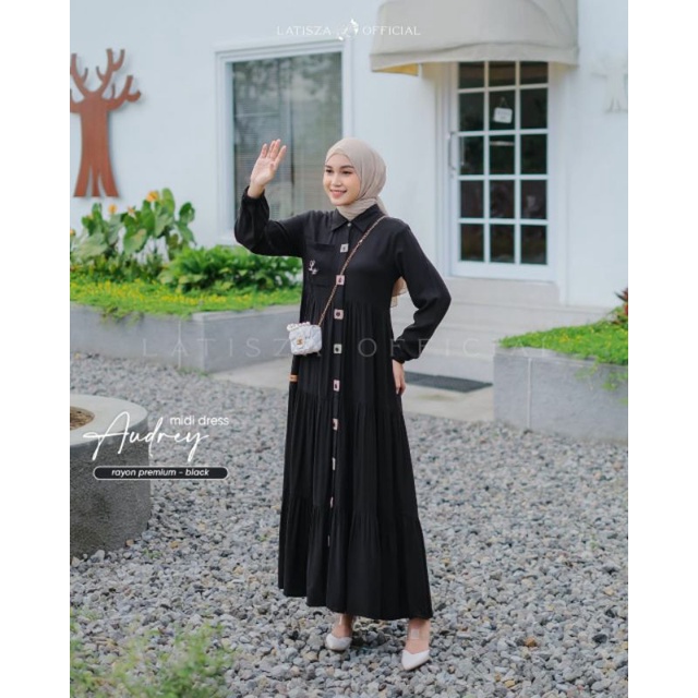 COD ✅ AUDREY MIDI DRESS BY LATISZA OUTFIT | MIDI DRESS PREMIUM