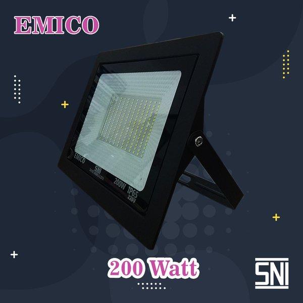 Lampu Sorot Emico-Lampu Tembak Led 200 Watt Ip65 Emico - Putih