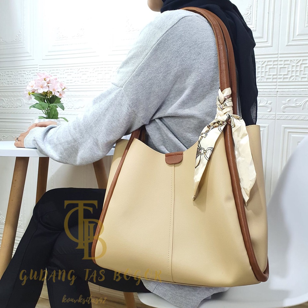 Tas wanita Terbaru | Tote Bag Wanita Terbaru | Tote Bag korea MELDY |  Tas wanita korea | Free Twilly(syal)