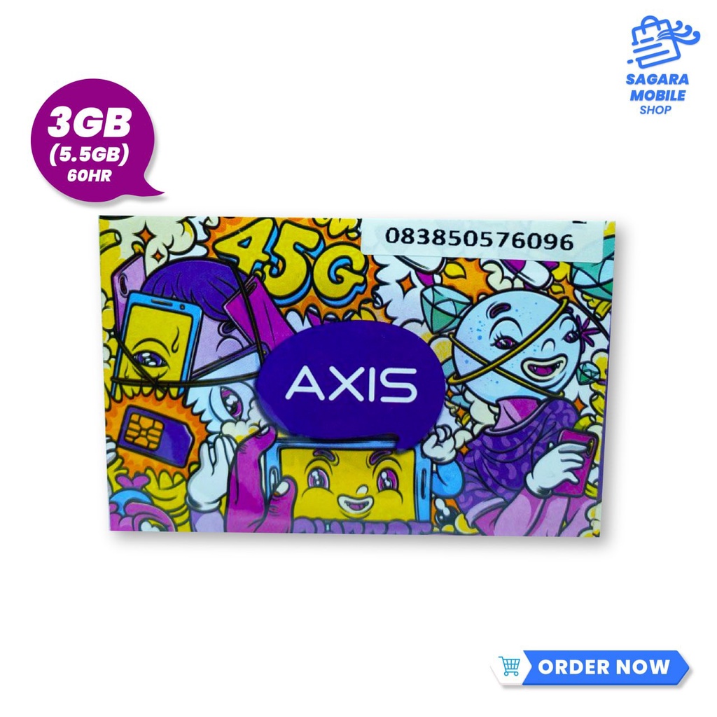 SP. AXIS DATA & REG 3GB (5.5GB) 60HR