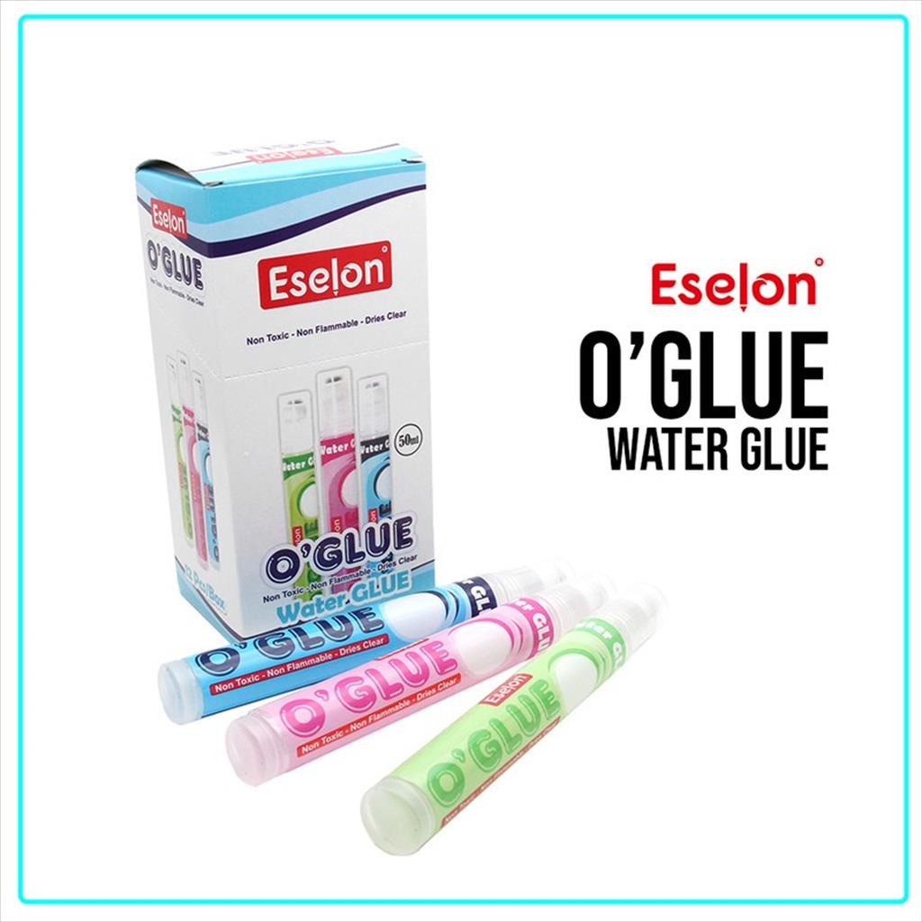 Lem kertas / glue / blue stick / lem cair stick / water glue / O`Glue Eselon 50ml