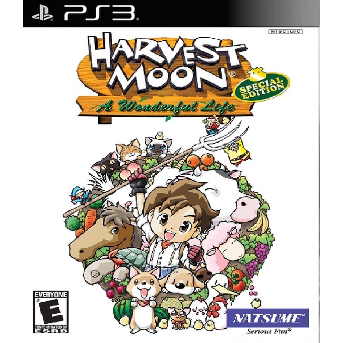 DVD Kaset Game PS3 PKG Multiman HEN Harvest Moon A Wonderful Life Special Edition