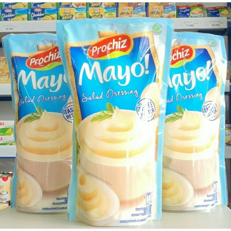 Prochiz Mayo Salad Dressing Mayonaise 1kg / 1 Liter Pouch Refill