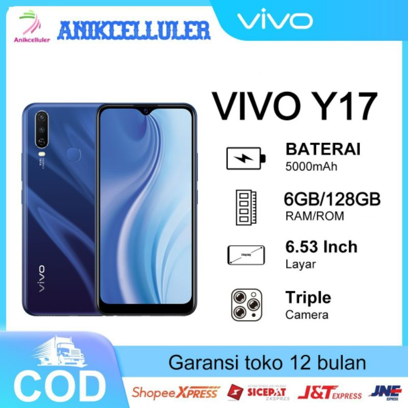 HP VIVO Y17  RAM 6GB ROM 128GB Android smartphone