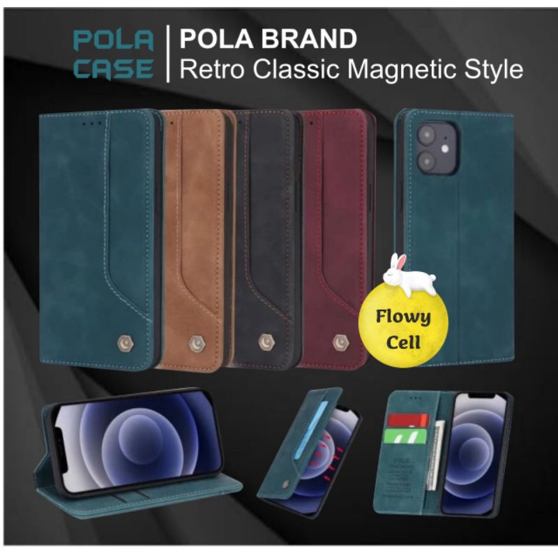 Xiaomi Mi 14 5X 8 11 Lite Ultra POLA Case Magnet Flip Cover Sarung Hp Kulit Wallet