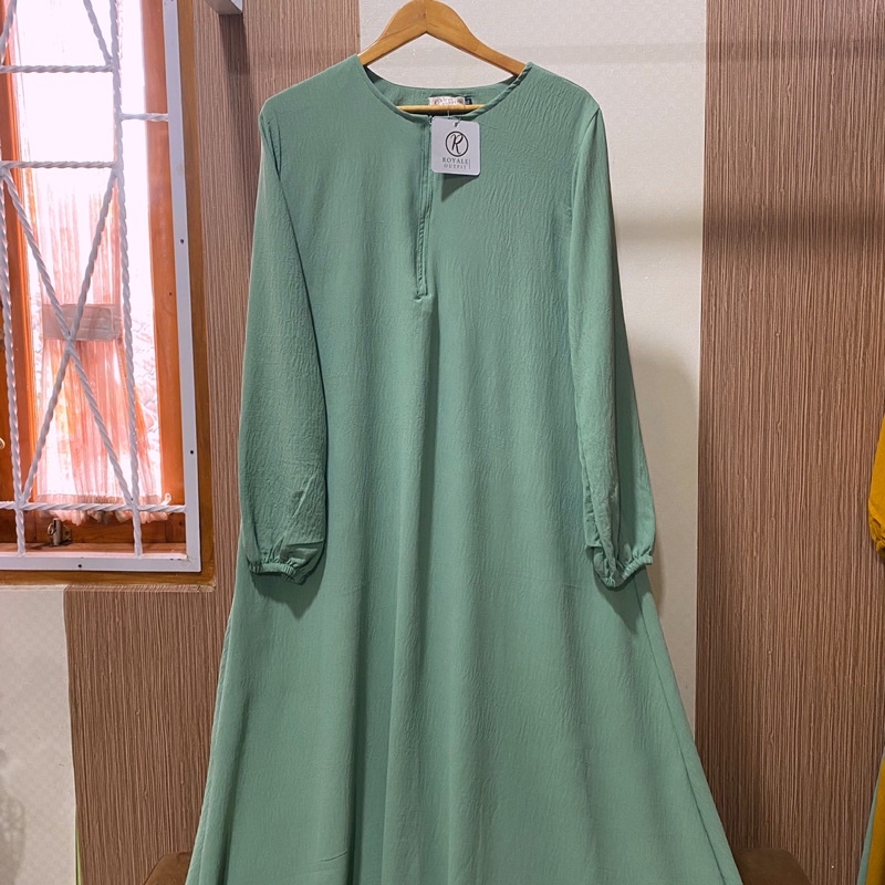 Lovina gamis basic crincle