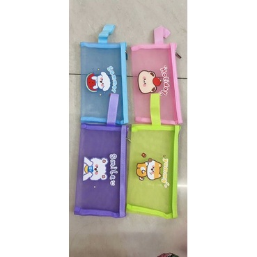 

JC Tempat Alat Tulis Pouch Jaring Serbaguna A5