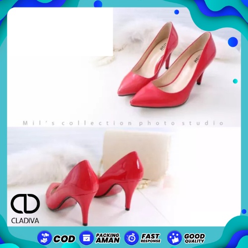 Heels Vantoufle Hels Kerja Wedding Kondangan Pesta High Hils Hells Cleopatra Cewe Cewek Wanita Perempuan FSH301 Cladiva