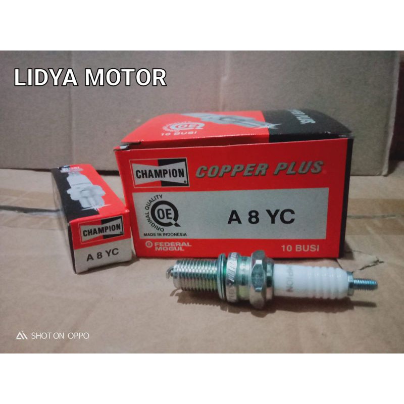 BUSI SPARKPLUG CHAMPION A 8 YC [TIGER/GL/SCORPIO] ORIGINAL