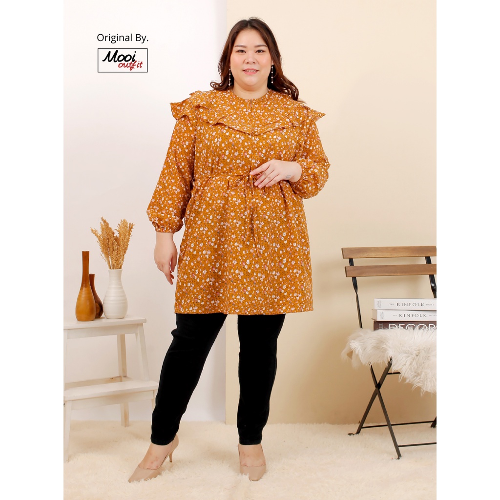 Mooi Outfit - Tunik Jumbo Ld 130 / Tunik Wanita Terbaru Kekinian Viral Murah