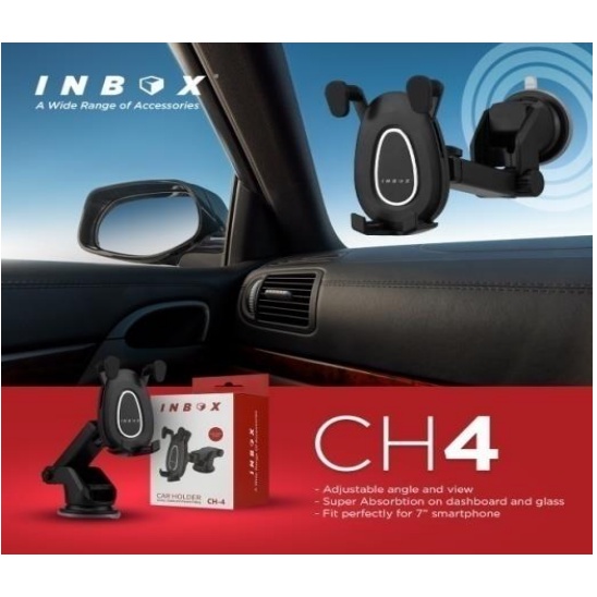 INBOX Holder Stand Mobil CH 1 / 2 / 3 / 4 360 Rotate Car Holder Handphone