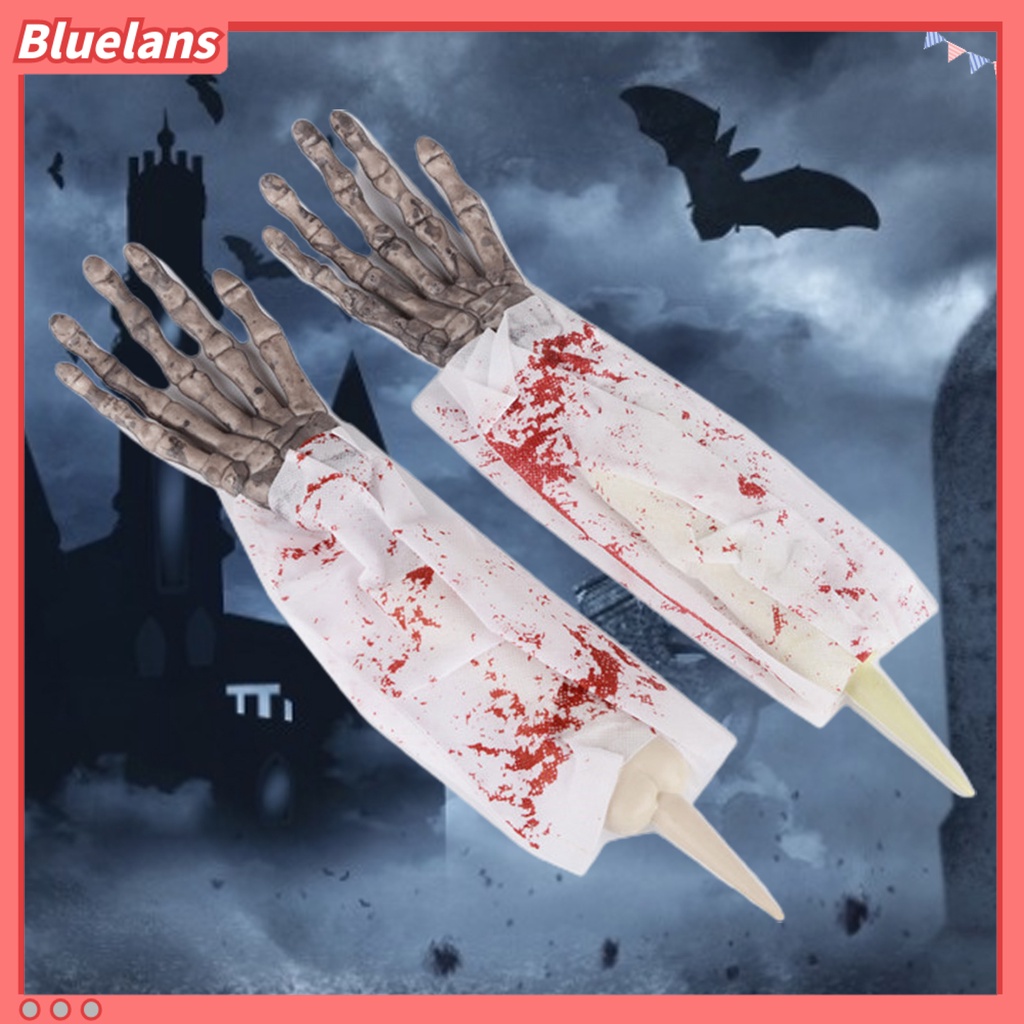 2pcs Tangan Darah Palsu Untuk Properti Halloween