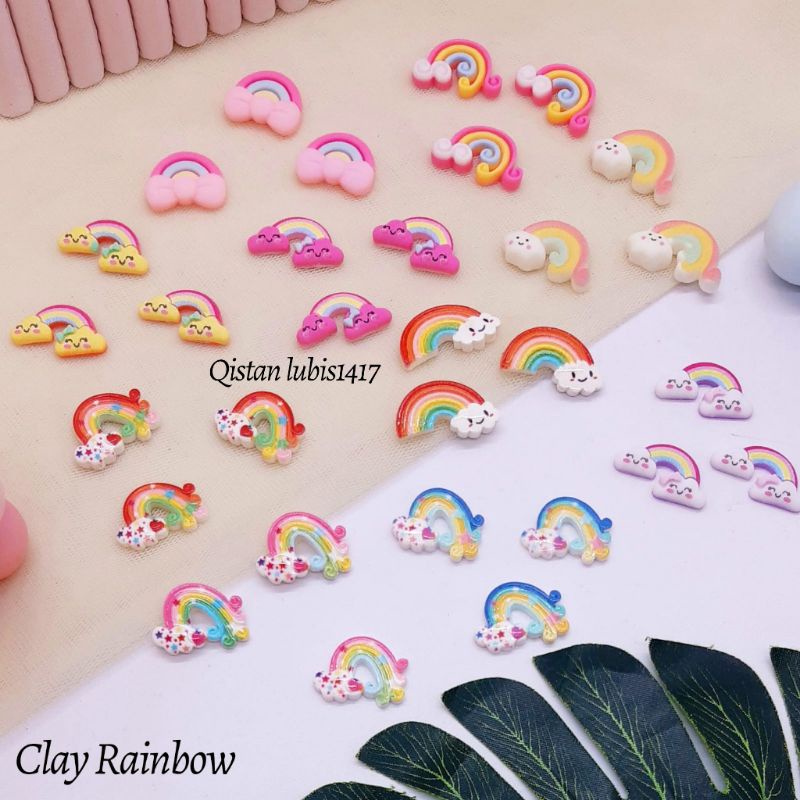 Clay Rainbow New|Resin Rainbow Cerah|Clay Rainbow Cute