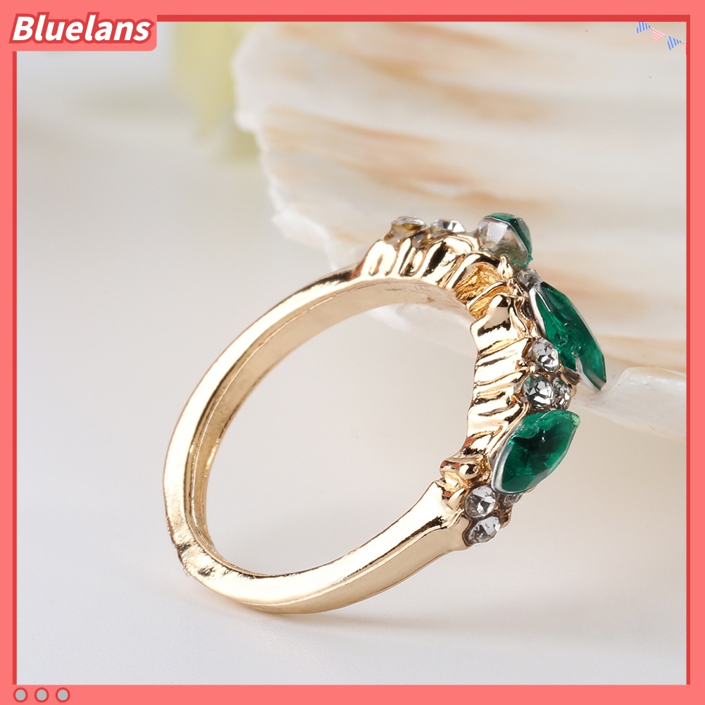 Bluelans Women Elegant Vintage Rhinestone Finger Knuckle Ring Gift Fashion Jewelry