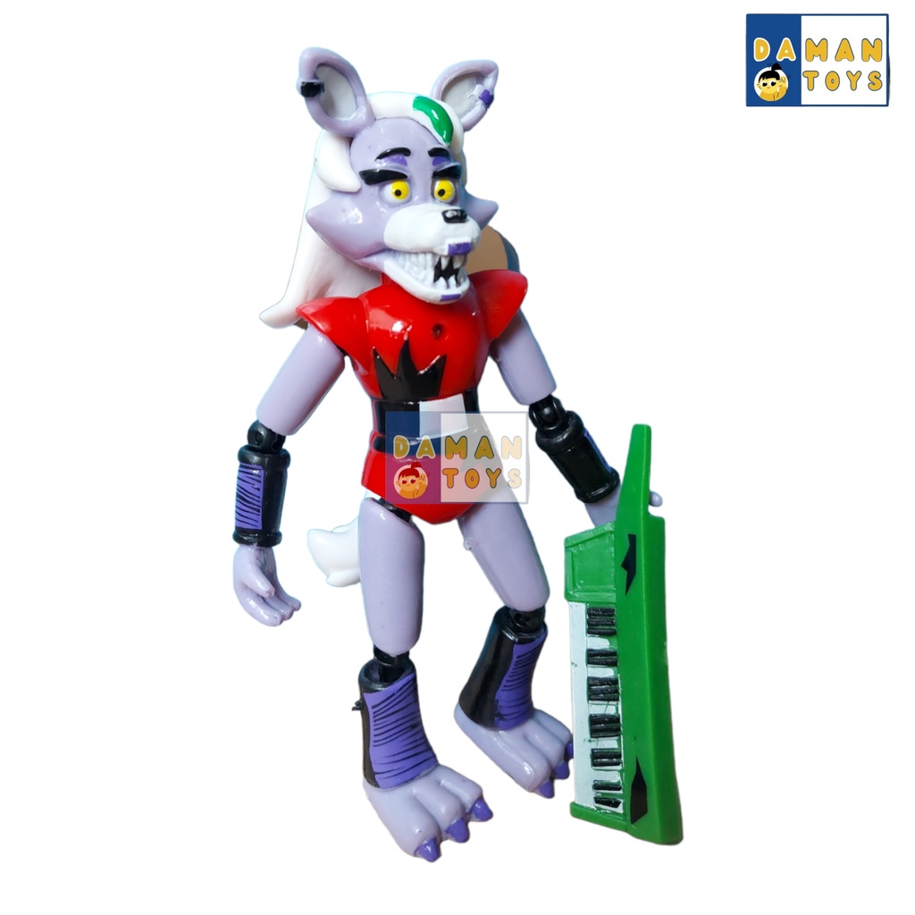 Mainan Pajangan FNaF Five Nights at Freddy's Glamrock Bonie Chica Foxy