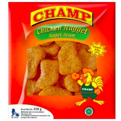 

Makanan Beku Nugget CHAMP Chicken Nugget 250g