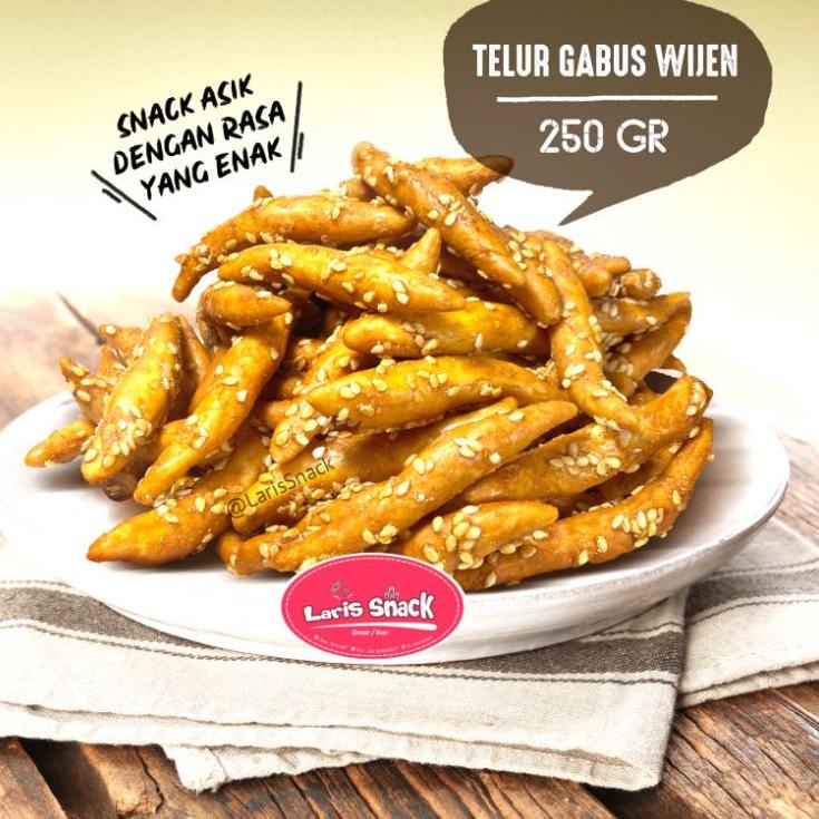 

Ready Stok Telur Gabus Wijen Kiloan Curah Renyah 250 Gram buruan