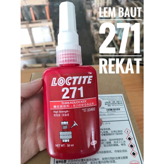 Lem Baut Loctite271 / Loctite threadlocker 271 (50 ml)