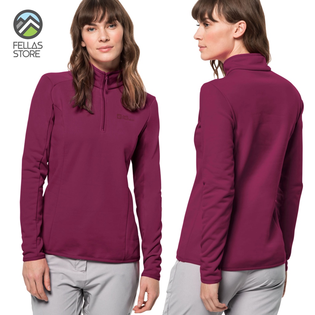 Jack Wolfskin - Women's Baiselberg Half-Zip - Wild Berry