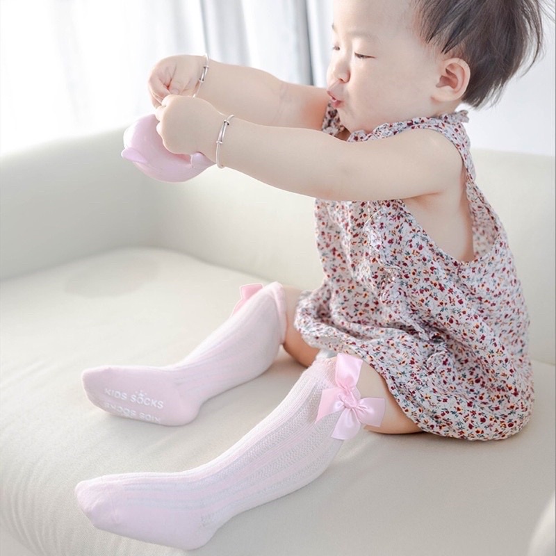 Baby Socks | Kaos Kaki Panjang Renda  Anak Bayi Cewek