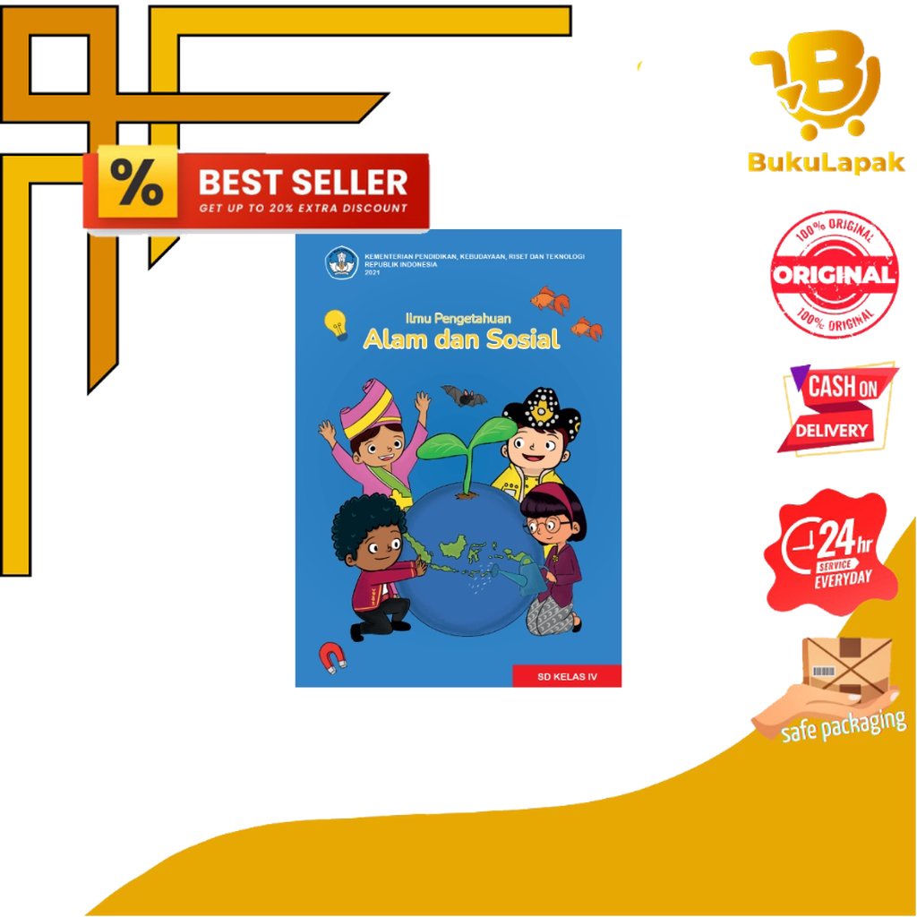 Buku Kurikulum Merdeka Kelas 4 Sd - IPA Ilmu Pengetahuan Alam Dan Sosial  SD Kelas 4