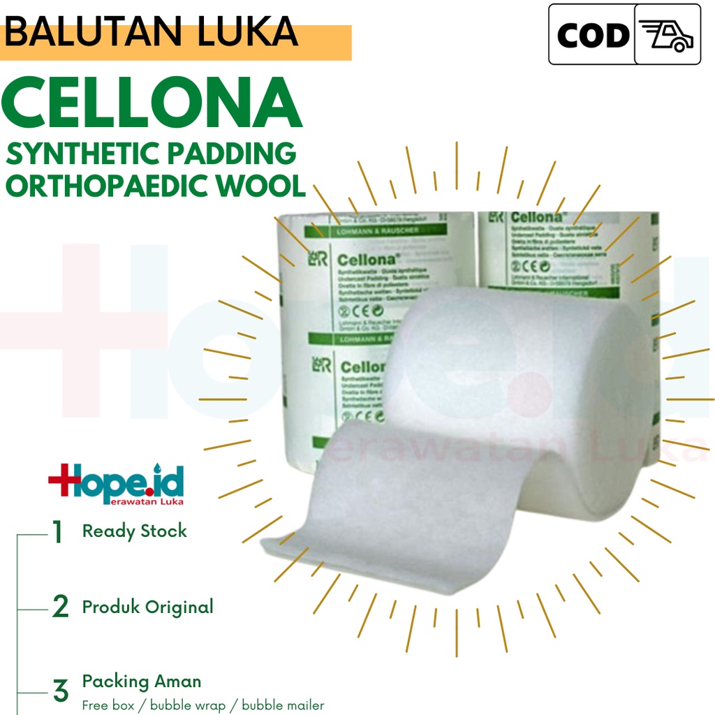 Cellona Padding | Celona Synthetic Padding | Orthopedic Wool