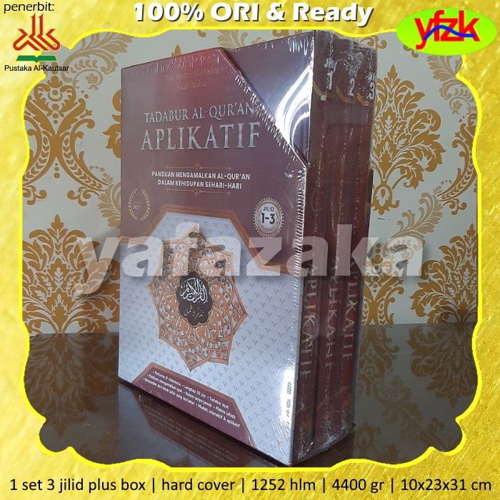 Buku Tadabur Al Quran Aplikatif Panduan Mengamalkan Al-Qur'an dalam Kehidupan Sehari-hari Original P