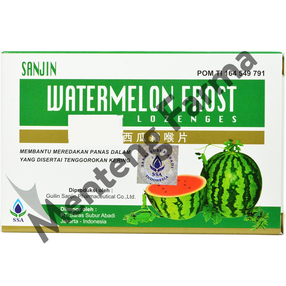 Sanjin Watermelon Frost Lozenges