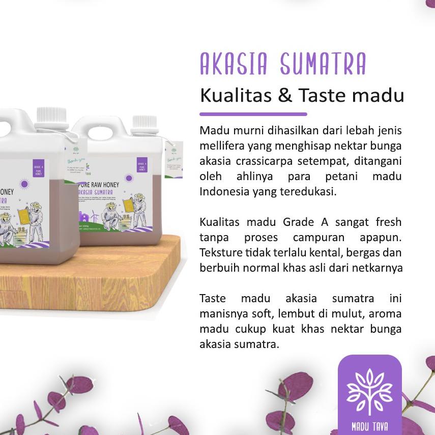 

SALE✅Madu Murni Asli 600gr Tava Grade A Nektar Akasia Sumatra 100% Alami Pure Natural Raw Honey|RA8