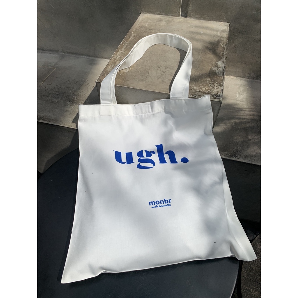 TOTE BAG Wanita AESTETIK Ugh / TOTEBAG MURAH CANVAS PREMIUM 30 X 40 cm