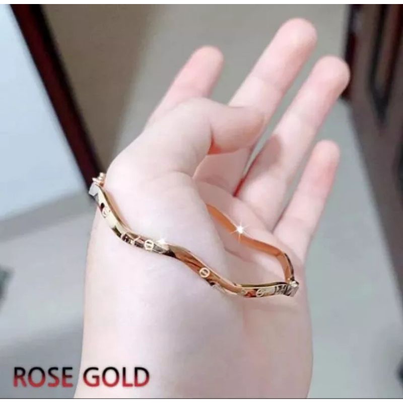 Cod gelang titanium perhiasan wanita import