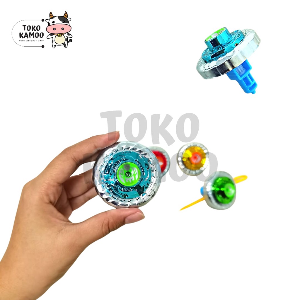 Gangsing Tarik Torblade Beyblade Fancy - Gangsing Kecil Beyblade Besi Set Mainan Anak